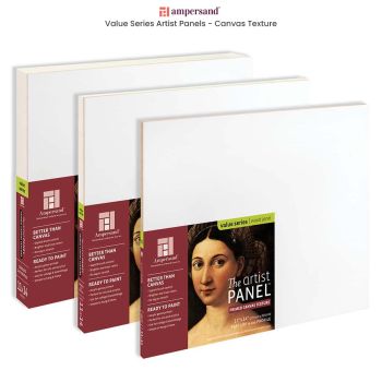 Ampersand Value Series Artist Panels - Canvas Texture