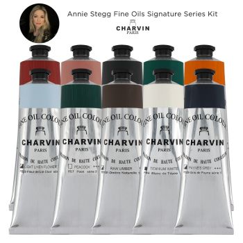 Annie Stegg Set of 10 Charvin Fine Oils 150ml Artist Set