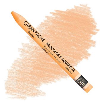 Caran d'Ache Neocolor II Water-Soluble Wax Pastels - Apricot, No. 041