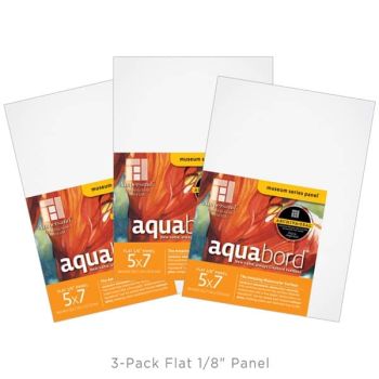 Ampersand  Aquabord 1/8" Panel 5X7in, 3-Pack