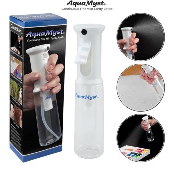 Aquamyst 300ml continuous spray bottle with improved design