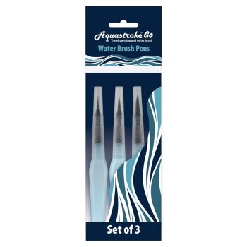 Aquastroke-Go Set of 3 Water Brush Pens by Creative Mark