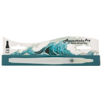 Aquastroke Pro Water Brush Pen, 7mm Medium Flat