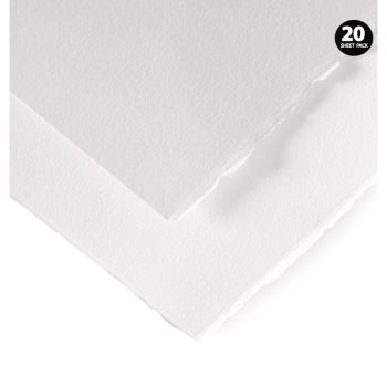 Arches Oil Paper, 22"x30" 140lb Cold-Press Sheets, 20-Pack