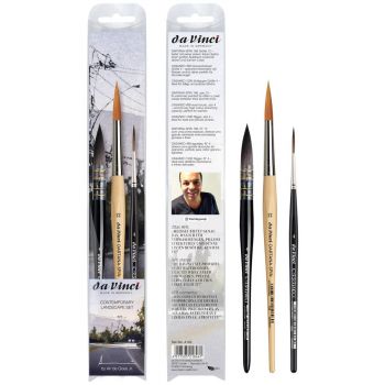 Da Vinci Ari De Goes Contemporary Landscape Brush Set of 3