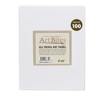 ArtBites Canvas Textured 4x6" Boards 100 pack