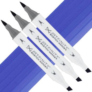Artfinity Sketch Marker - Hydrangea Blue B5-7, Box of 3
