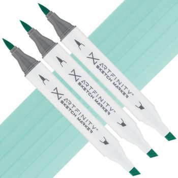 Artfinity Sketch Marker - Spearmint BG3-3, Box of 3