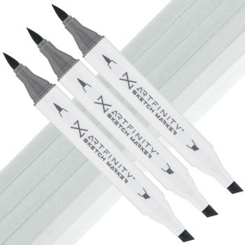 Artfinity Sketch Marker - Pale Jade BG9-2, Box of 3