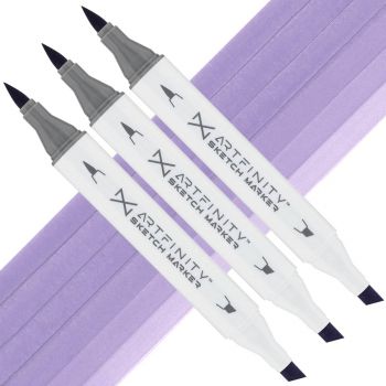 Artfinity Sketch Marker - White Lilac BV1-4, Box of 3