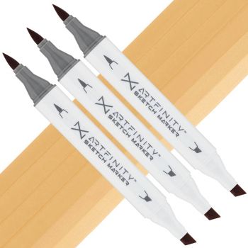 Artfinity Sketch Marker - Mocha Light E1-3, Box of 3