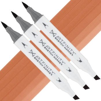 Artfinity Sketch Marker - Walnut E1-5, Box of 3