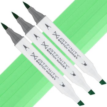 Artfinity Sketch Marker - Lettuce G2-3, Box of 3