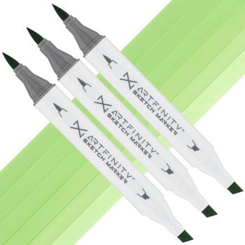 Artfinity Sketch Marker - Spring Green G5-3, Box of 3