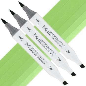 Artfinity Sketch Marker - Meadow Green G5-4, Box of 3