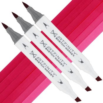 Artfinity Sketch Marker - Raspberry Popsicle R1-65, Box of 3