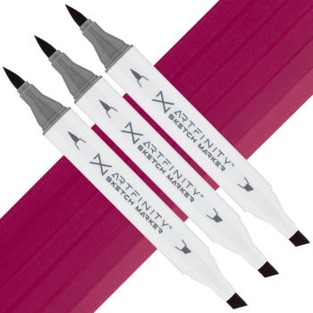 Artfinity Sketch Marker - Mahogany Red R2-6, Box of 3