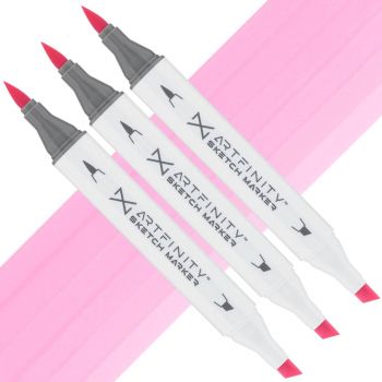 Artfinity Sketch Marker - Pure Pink RV2-15, Box of 3