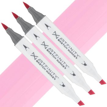 Artfinity Sketch Marker - Begonia Pink RV3-15, Box of 3