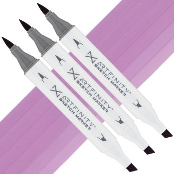 Artfinity Sketch Marker - Lilac V5-4, Box of 3