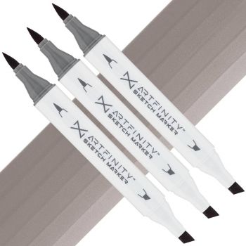 Artfinity Sketch Marker - Warm Grey 4 WG4, Box of 3