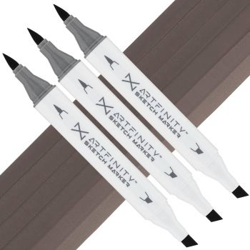 Artfinity Sketch Marker - Warm Grey 6 WG6, Box of 3