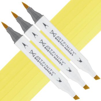 Artfinity Sketch Marker - Canary Yellow Y2-2, Box of 3