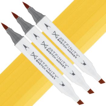 Artfinity Sketch Marker - Yellow Cab Y2-35, Box of 3