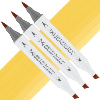 Artfinity Sketch Marker - Yellow Ochre Y4-2, Box of 3