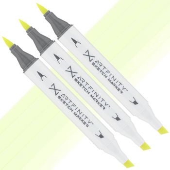 Artfinity Sketch Marker - Lily White YG1-0, Box of 3