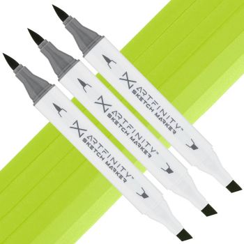 Artfinity Sketch Marker - Avocado YG1-5, Box of 3