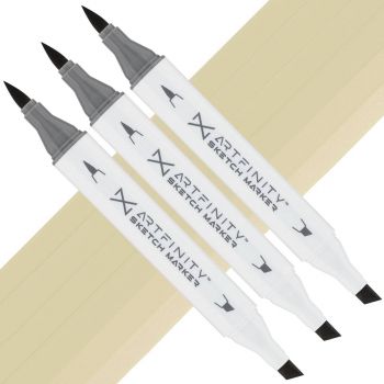 Artfinity Sketch Marker - Oatmeal YG8-3, Box of 3
