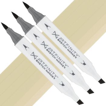 Artfinity Sketch Marker - Oatmeal YG8-3, Box of 3