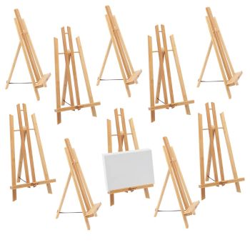 Artistry Display Easel Bamboo Med 10 Pack 10.5"w x 19.75"h