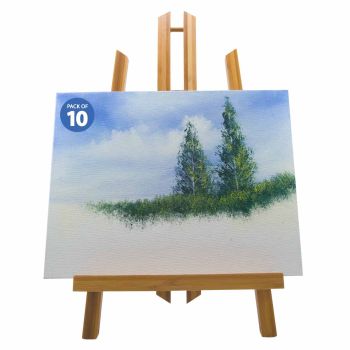 Artistry Display Easel Bamboo Med 10 Pack 10.5"w x 19.75"h