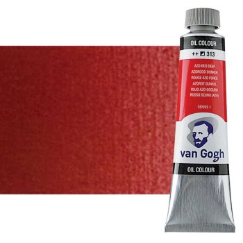 Van Gogh Oil Color, Azo Red Deep 40ml Tube