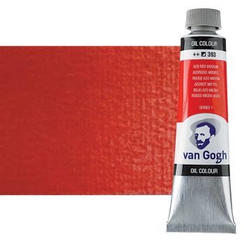 Van Gogh Oil Color, Azo Red Medium 40ml Tube
