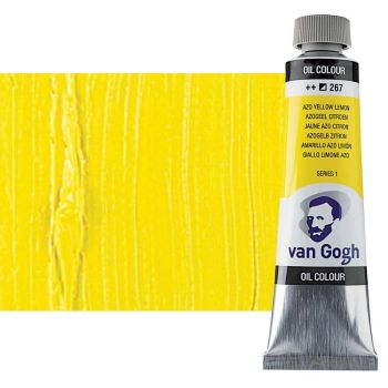 Van Gogh Oil Color, Azo Yellow Lemon 40ml Tube