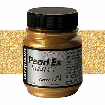 Jacquard Pearl Ex Powdered Pigment - Aztec Gold .75oz