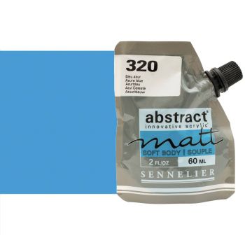 Sennelier Abstract Matt Soft Body Acrylic Azure Blue 60ml