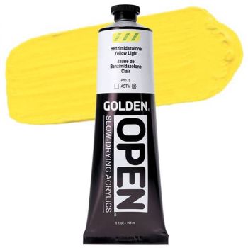 Golden OPEN Acrylic 5 oz Benzimidazolone Yellow Light 