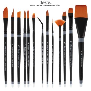 5 Piece Miniature Tight Spot Micro Fine Detail Art & Beauty Taklon Brush  Set, 5 Piece Fine Brush Set - Fry's Food Stores