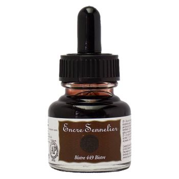 Sennelier Shellac Ink 30ml Bottle - Bistre