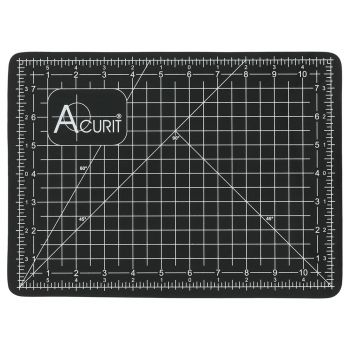 Acurit Self Healing Cutting Mat 9x12 in Black