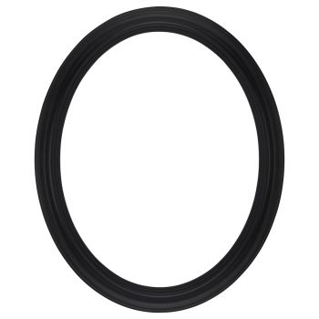 Ambiance Oval Frame - Black, 12"x16"