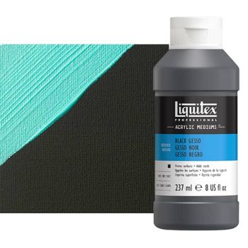 Liquitex Black Gesso 8 oz Bottle