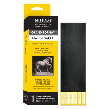 Nitram Scenic 6" Extra Soft Charcoal Block