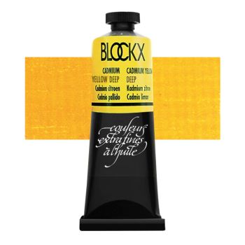 Blockx Oil Color 35 ml Tube - Cadmium Yellow Deep