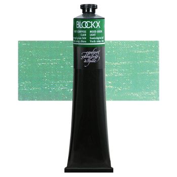 Blockx Oil Color 200 ml Tube - Composed Green Light