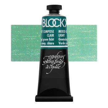 Blockx Oil Color 35 ml Tube - Composed Green Light